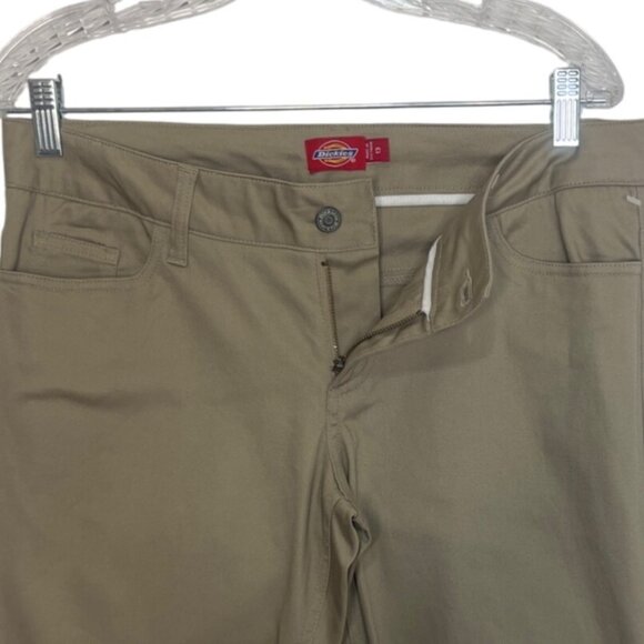 Dickies Straight Leg Work Pants Womens Juniors Size 13 Tan New - Picture 5 of 6